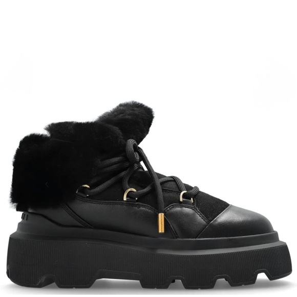 Inuikii Endurance Trekking Winter Boots Black Fur Lined Size 39 - Picture 7 of 8